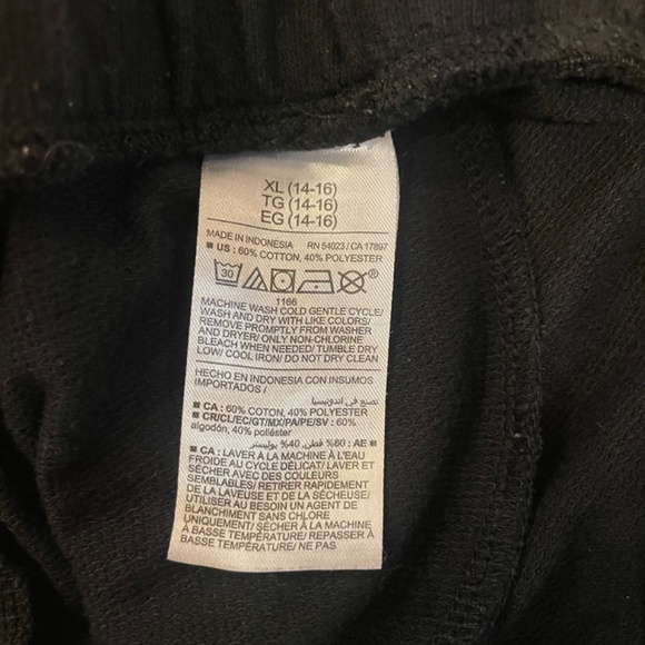 Old Navy Girl’s Cheer Shorts Size XL(14-16), set of 3 in Black, Gray and Pink - Picture 4 of 11